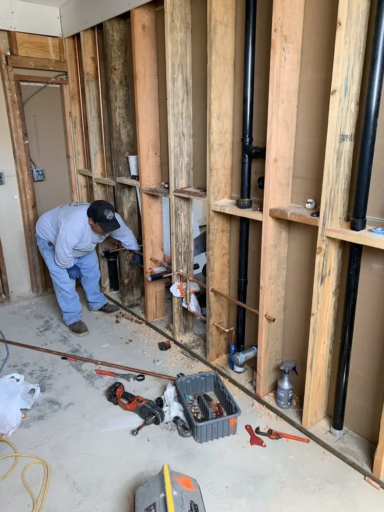 Commercial rough-in plumbing for Water Heater Replacement in Stagecoach Forest